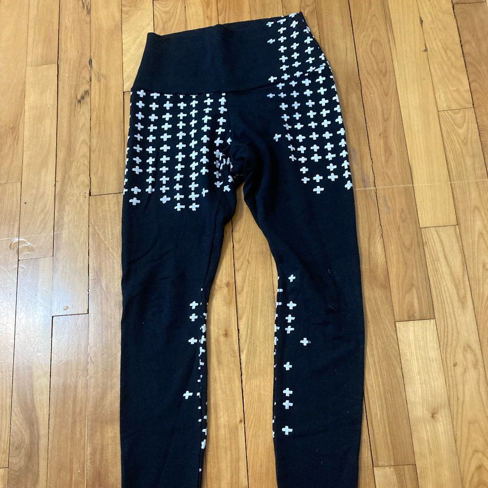 Handmade screenprinted leggings
